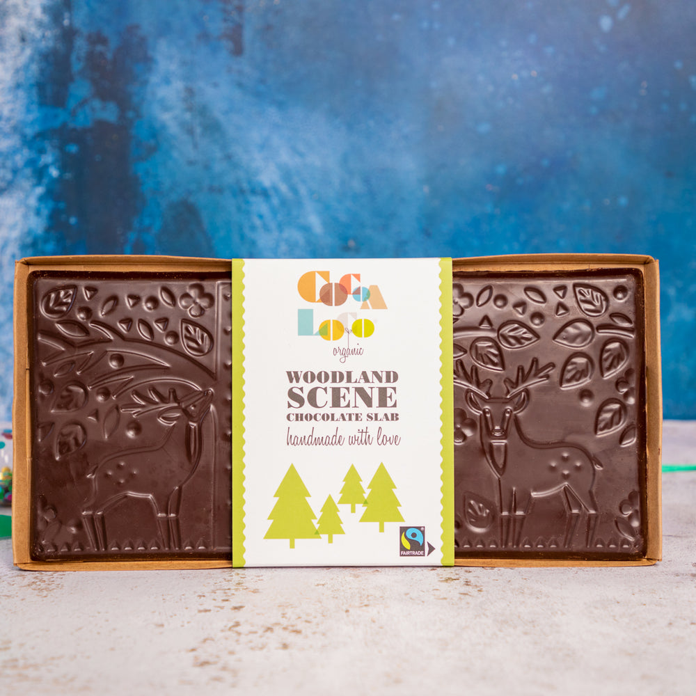 
                  
                    Woodland Scene Dark Chocolate Slab
                  
                