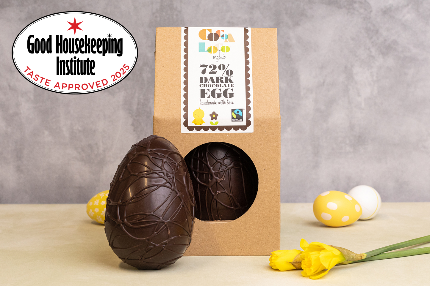 72% Dark Chocolate Easter Egg