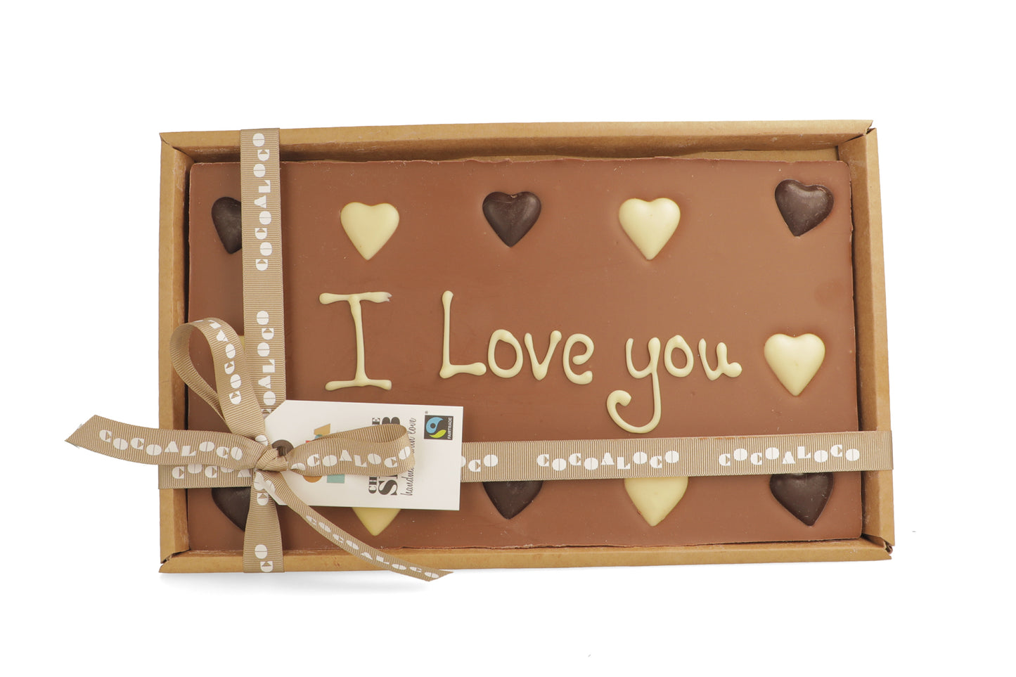 I Love You' 500g Message Slab