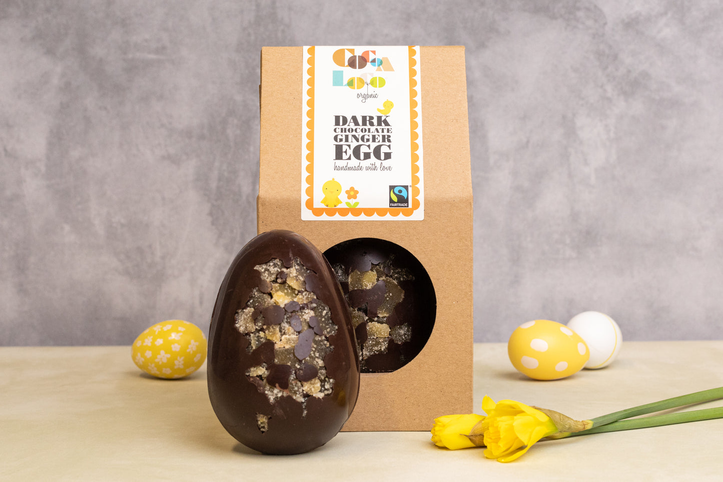 Ginger Dark Chocolate Easter Egg