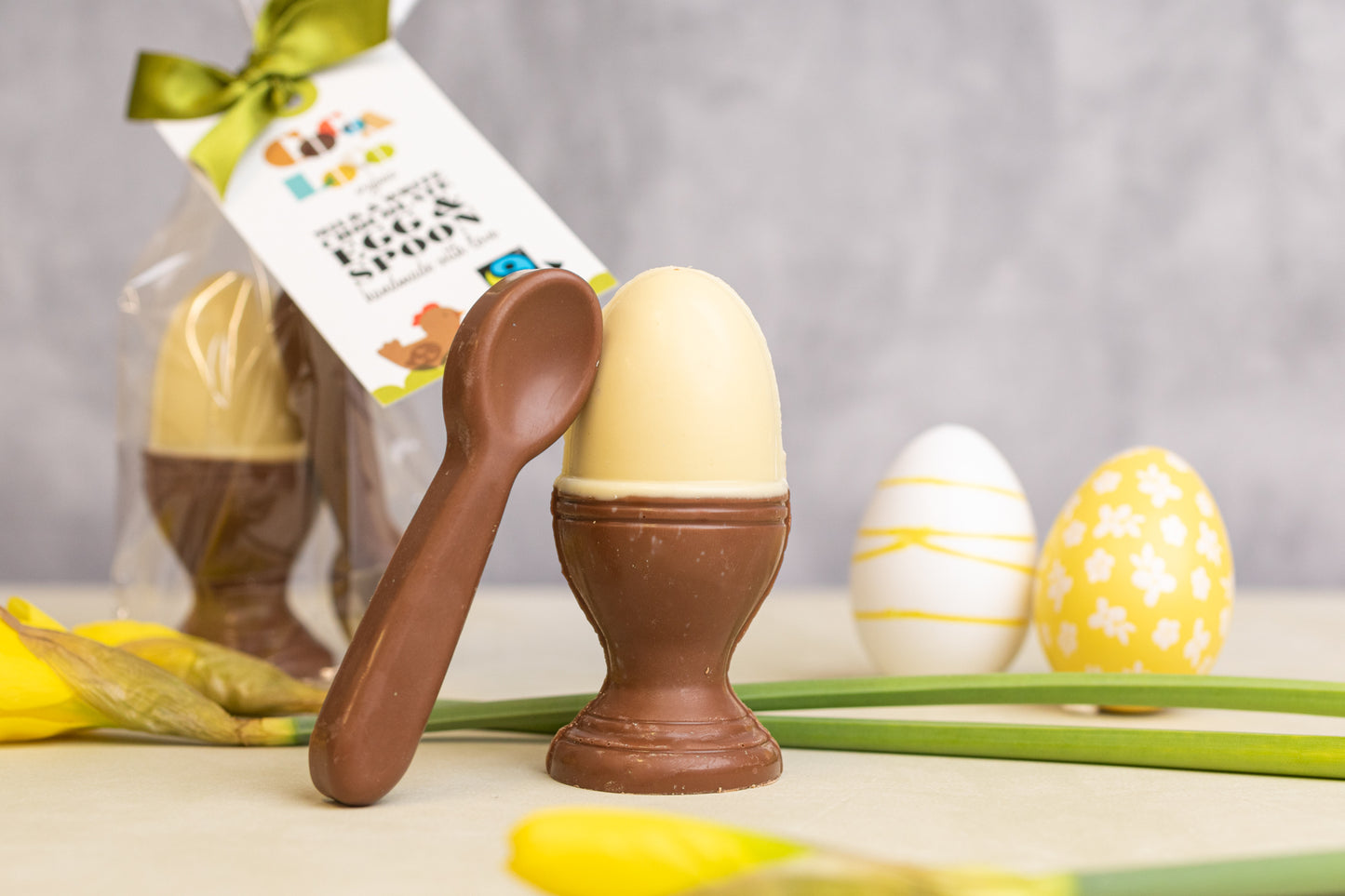 Chocolate Egg & Spoon